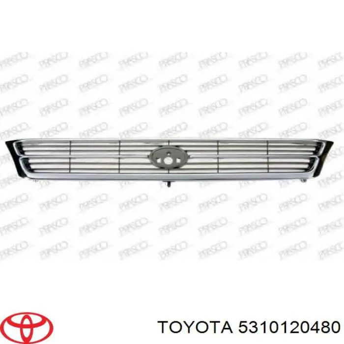 5310120480 Toyota решітка радіатора