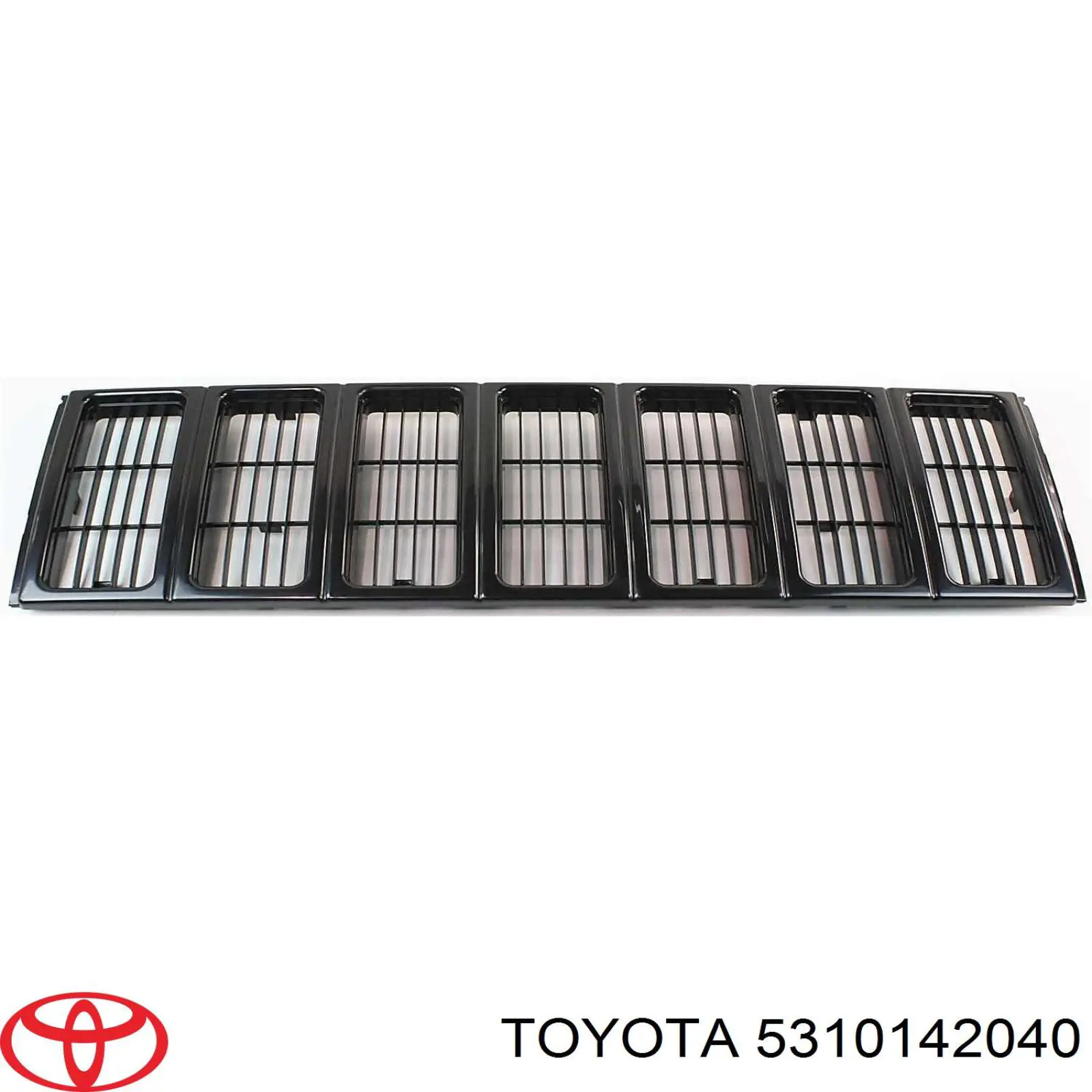 Облицювання радіатора Toyota RAV4 I позашляховик (XA) (1994 - 2000) ціна, від 93.93 USD