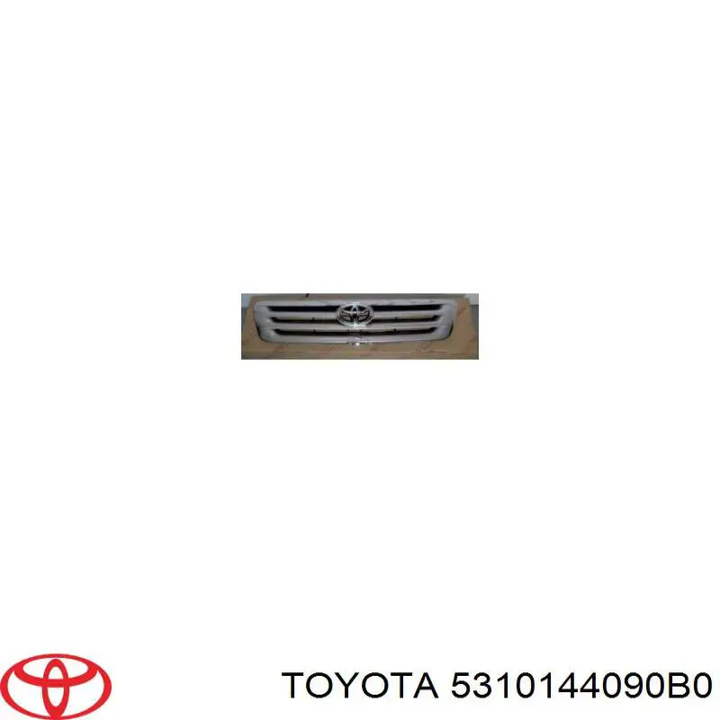 Облицювання радіатора Toyota Avensis Verso мінівен (LCM) (2001 - 2009) ціна, від  USD
