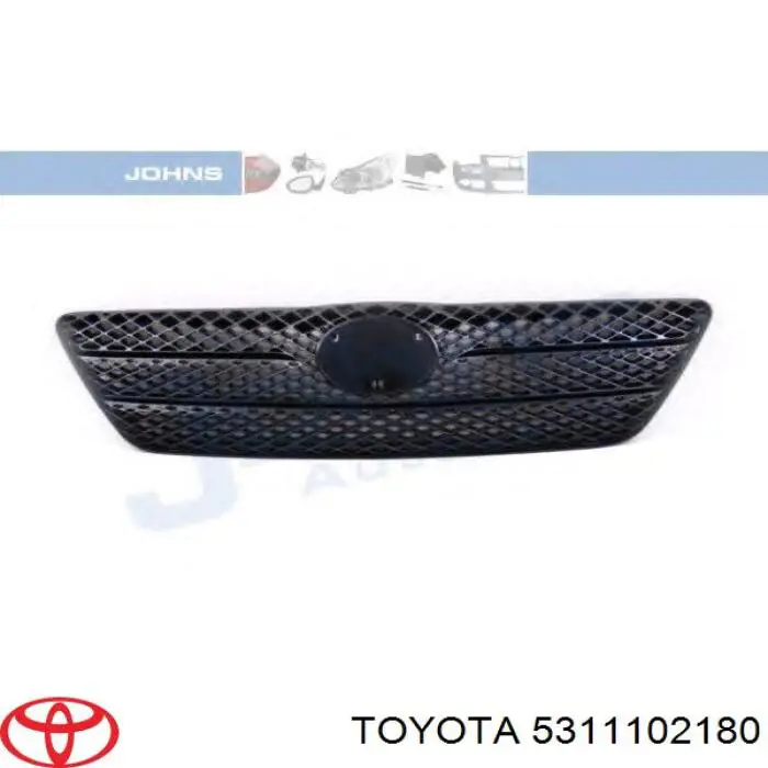5311102180 Toyota Решітка радіатора