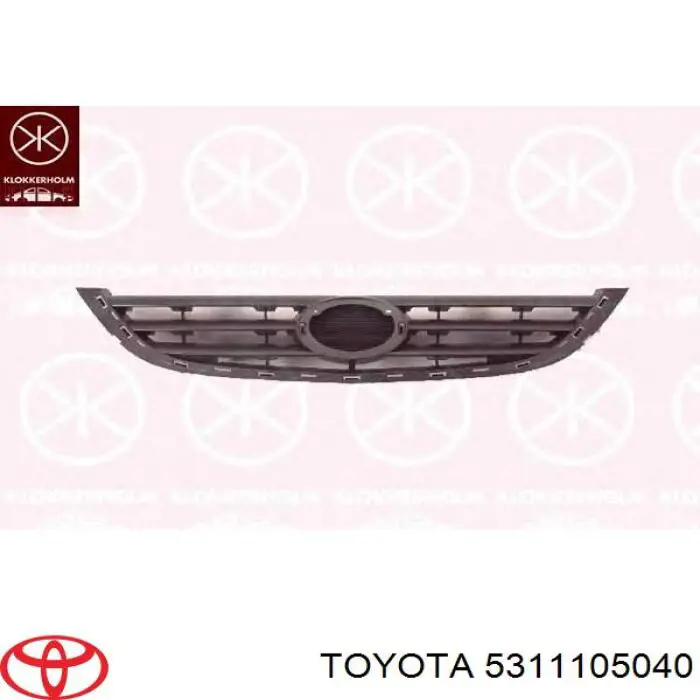 5311105040 Toyota решітка радіатора