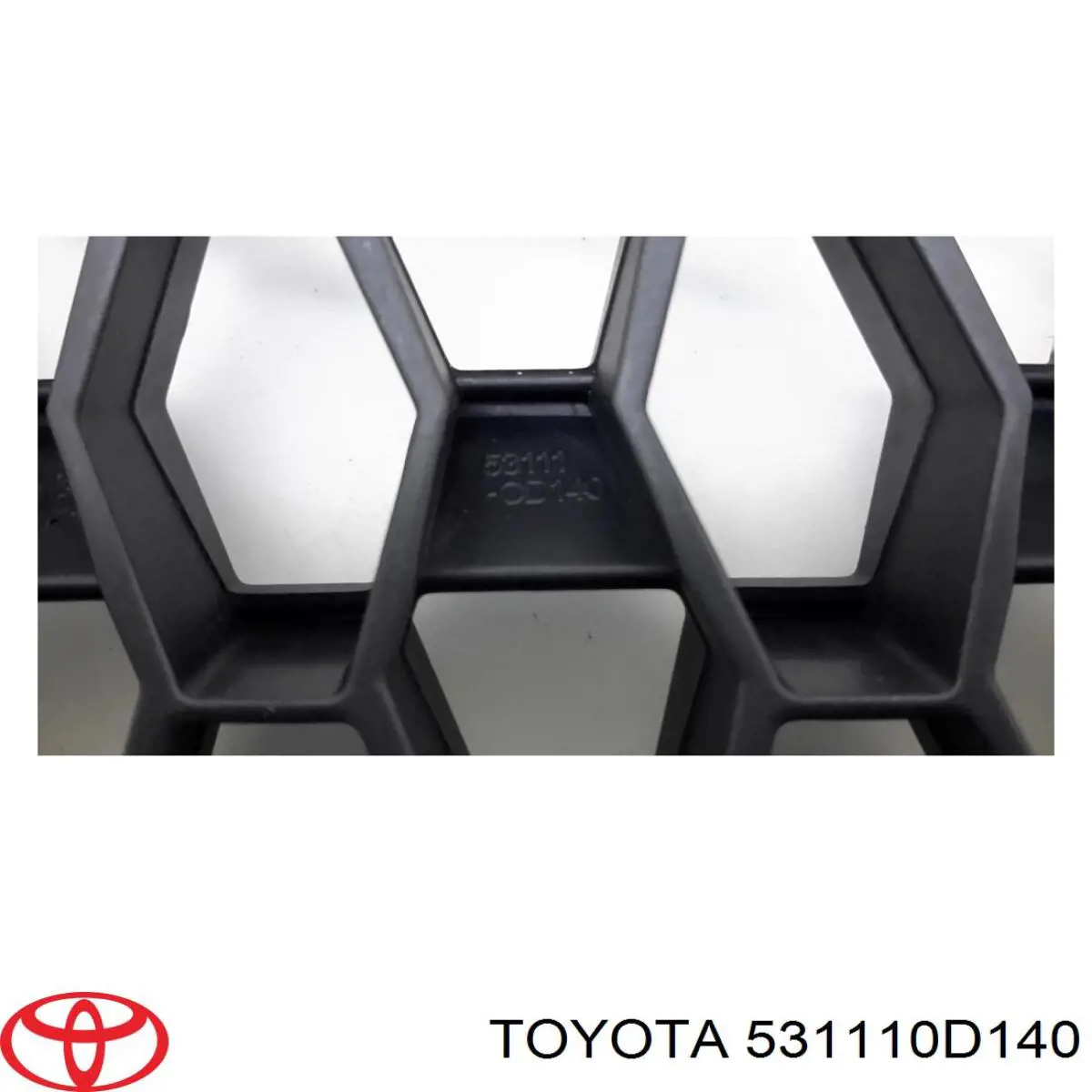 Купити 531110D140 Toyota Захисна решітка радіатора
