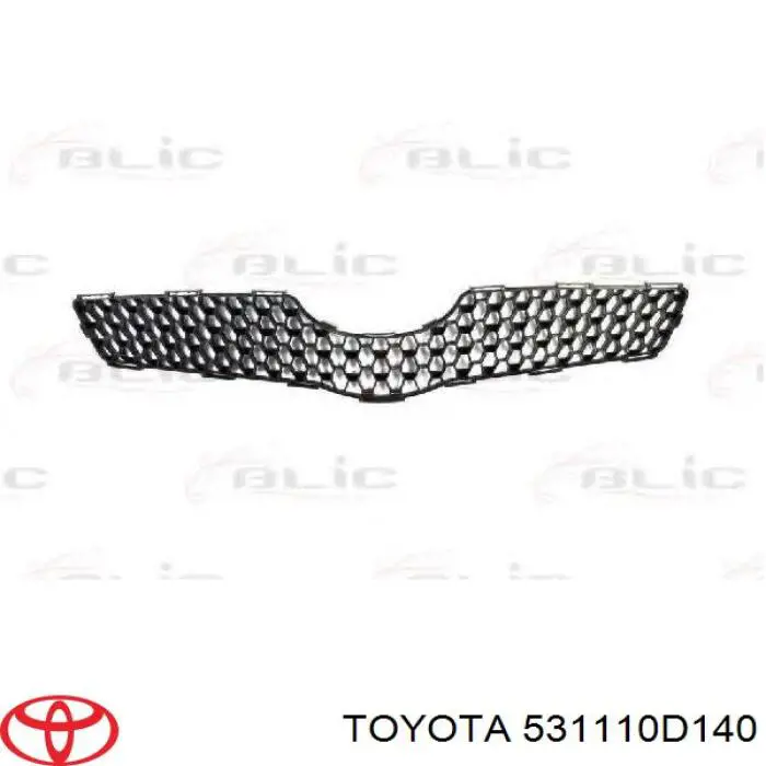Облицювання радіатора Toyota 531110D140 ціна, від 19.00 USD