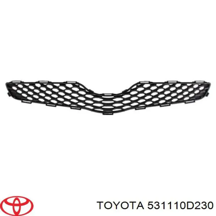 Решетка на Toyota Yaris SP90