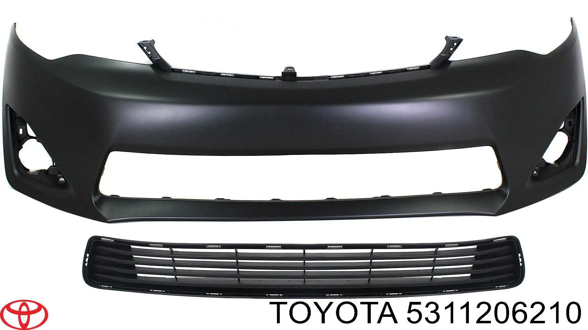 Решітка переднього бампера, центральна TYG TY07486GA ціна, від 8.46 USD