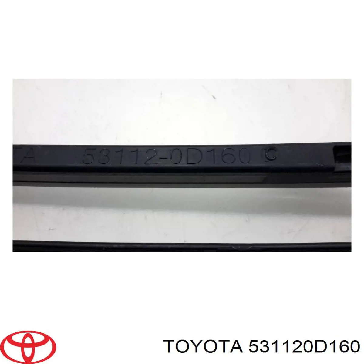 Решітка переднього бампера, центральна 531120D140 Toyota