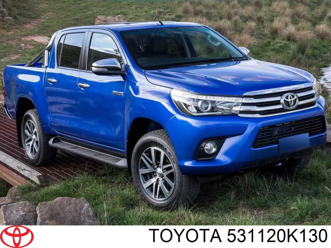 Решітка переднього бампера, центральна Toyota 531120K130 ціна, від 126.92 USD