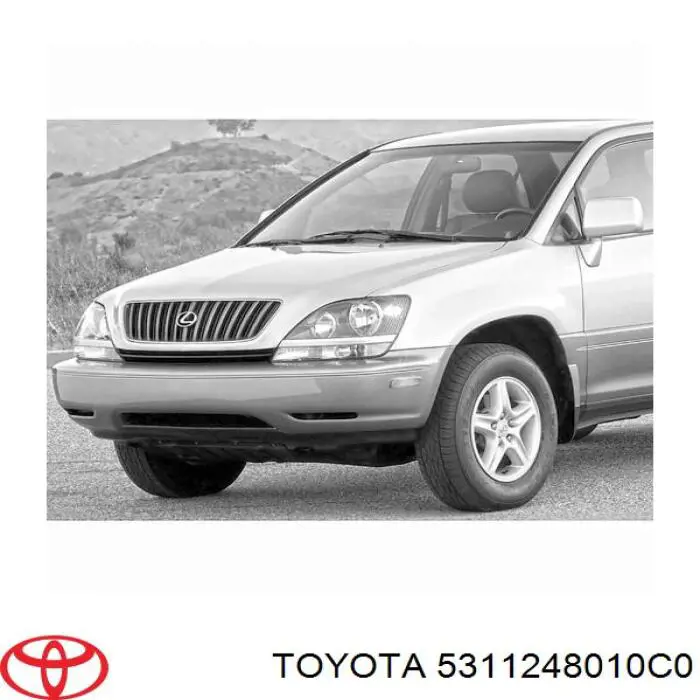 Облицювання радіатора Toyota 5311248010C0 ціна, від 262.22 USD