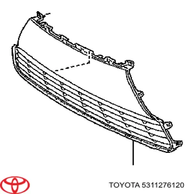 Купити 5311276120 Toyota Решітка переднього бампера, центральна