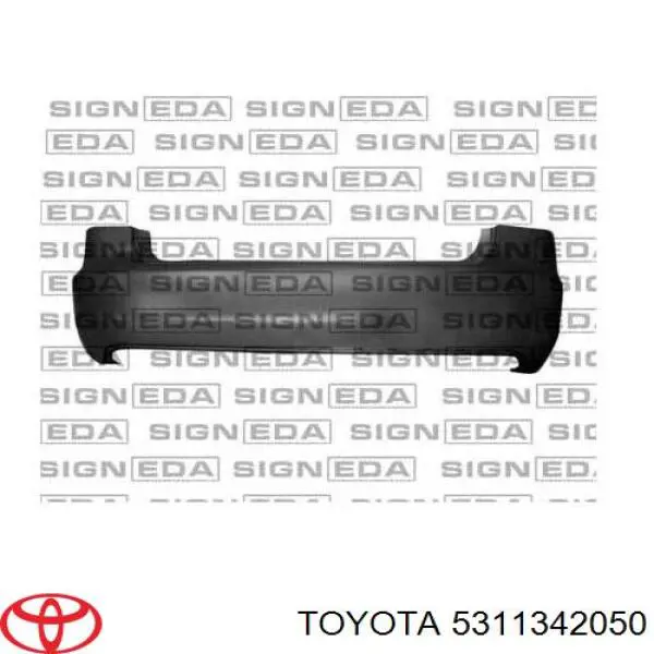 5311342050 Toyota решітка переднього бампера, нижня