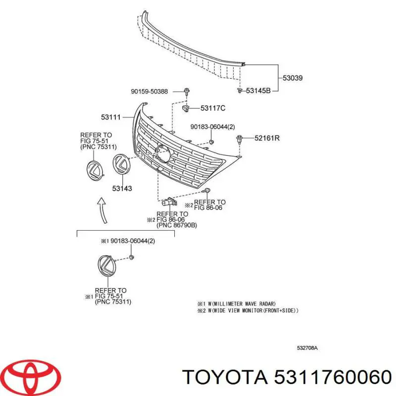 5311760060 Toyota 