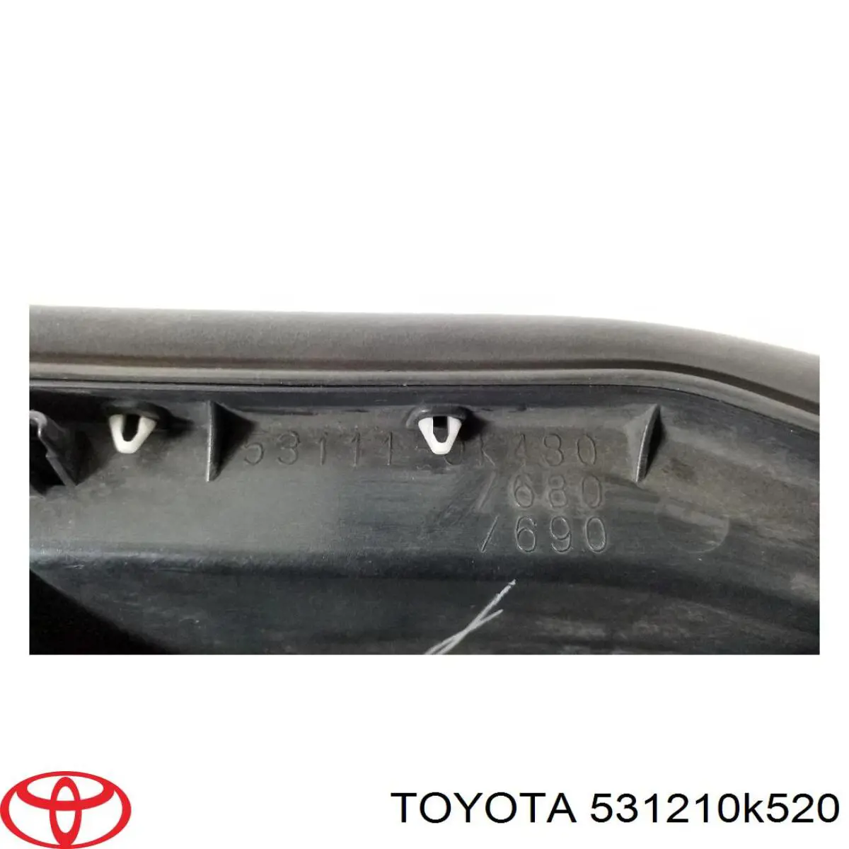Молдинг решітки радіатора Toyota 531210K520 ціна, від 181.32 USD