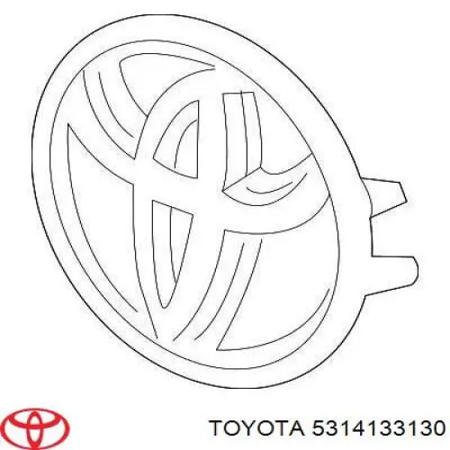 Емблема на решітку радіатора Toyota 5314133130 ціна, від 101.58 USD