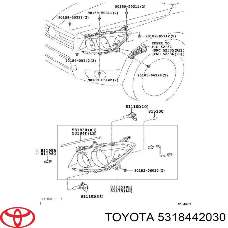 5318442030 Toyota 