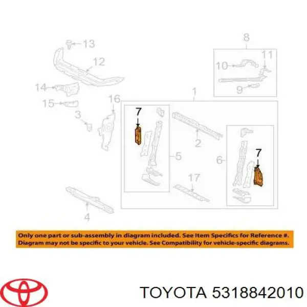 5318842010 Toyota 