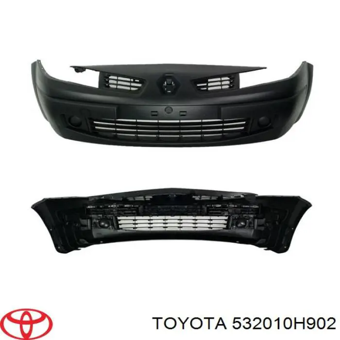Кронштейн кріплення радіатора Toyota 532010H902