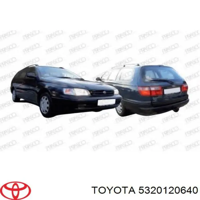 Панель передня Toyota 5320120640 ціна, від 56.24 USD
