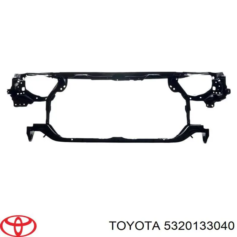 5320133040 Toyota супорт радіатора в зборі/монтажна панель кріплення фар
