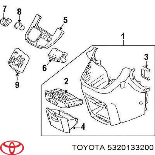 Купити 5320133200 Toyota Установча панель передня