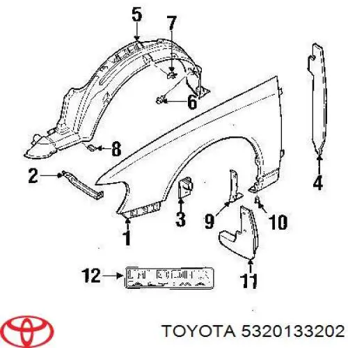 Панель передня Toyota 5320133202 ціна, від 253.66 USD