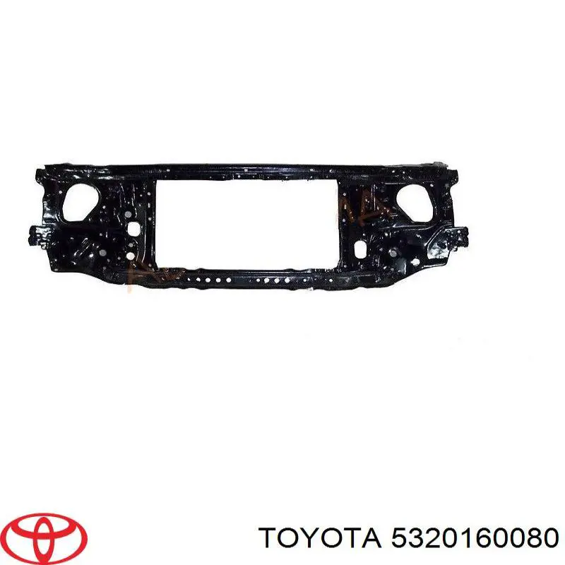 5320160080 Toyota супорт радіатора в зборі/монтажна панель кріплення фар