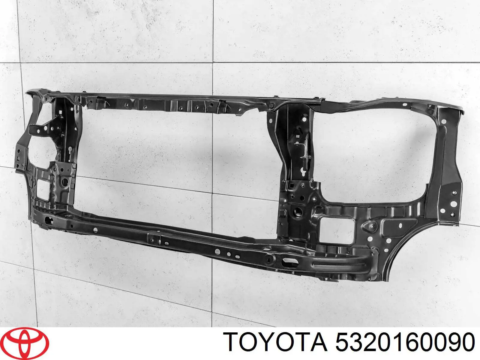 Супорт радіатора в зборі/монтажна панель кріплення фар Toyota Land Cruiser PRADO ASIA (J12) (Тойота Ленд крузер)