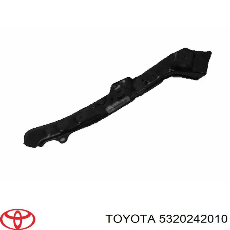 5320242010 Toyota супорт радіатора верхній/монтажна панель кріплення фар