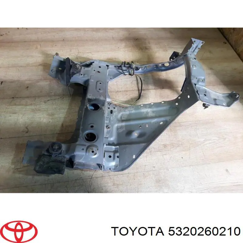 5320260211 Toyota Супорт радіатора правий/монтажна панель кріплення фар