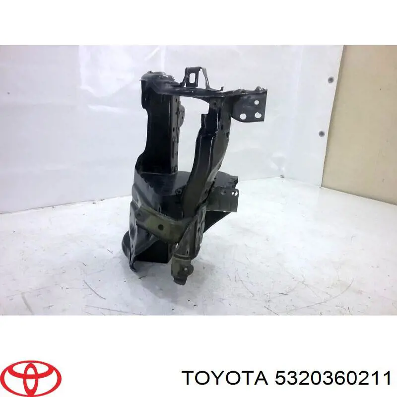 Купити 5320360211 Toyota Супорт радіатора верхній/монтажна панель кріплення фар