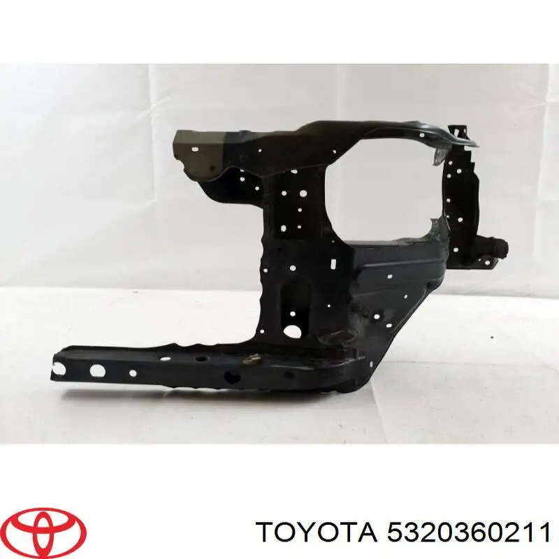 Супорт радіатора верхній/монтажна панель кріплення фар 5320360211 Toyota