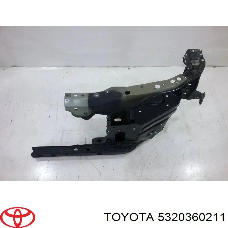 5320360211 Toyota Супорт радіатора верхній/монтажна панель кріплення фар
