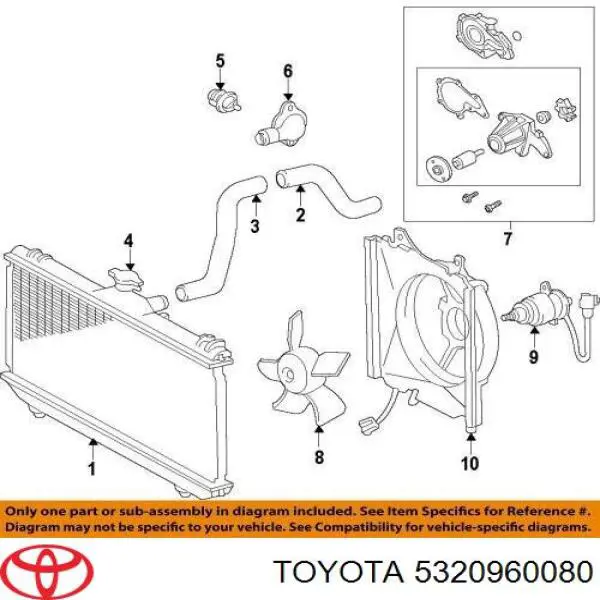 5320960080 Toyota 