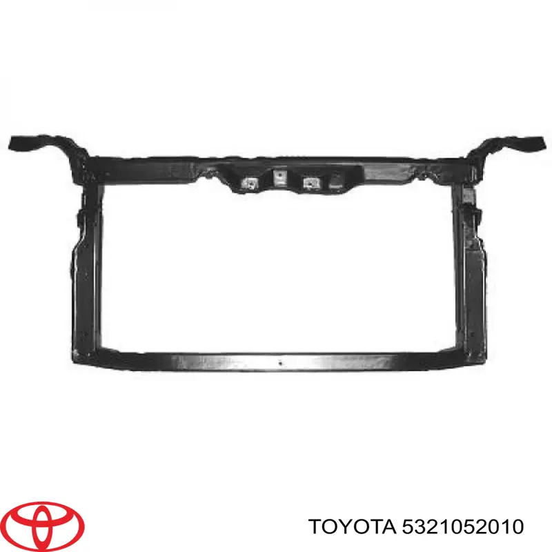 5321052010 Toyota супорт радіатора в зборі/монтажна панель кріплення фар