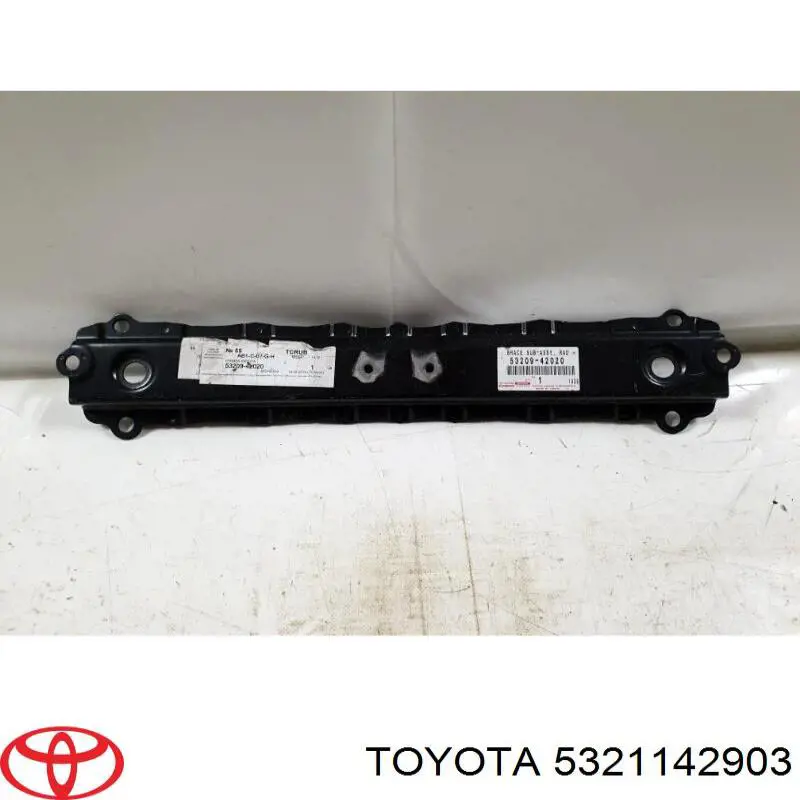 5321142903 Toyota супорт радіатора правий/монтажна панель кріплення фар