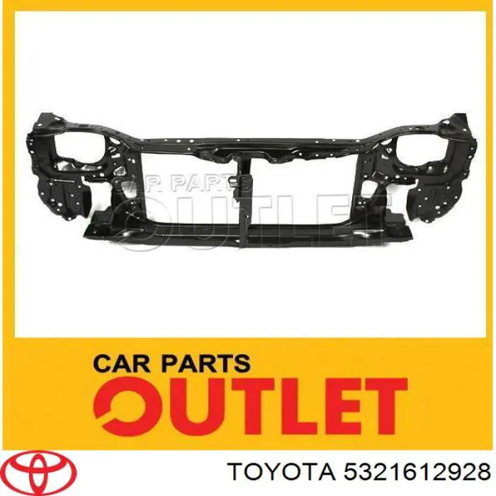 Купити 5321612928 Toyota Супорт радіатора верхній/монтажна панель кріплення фар
