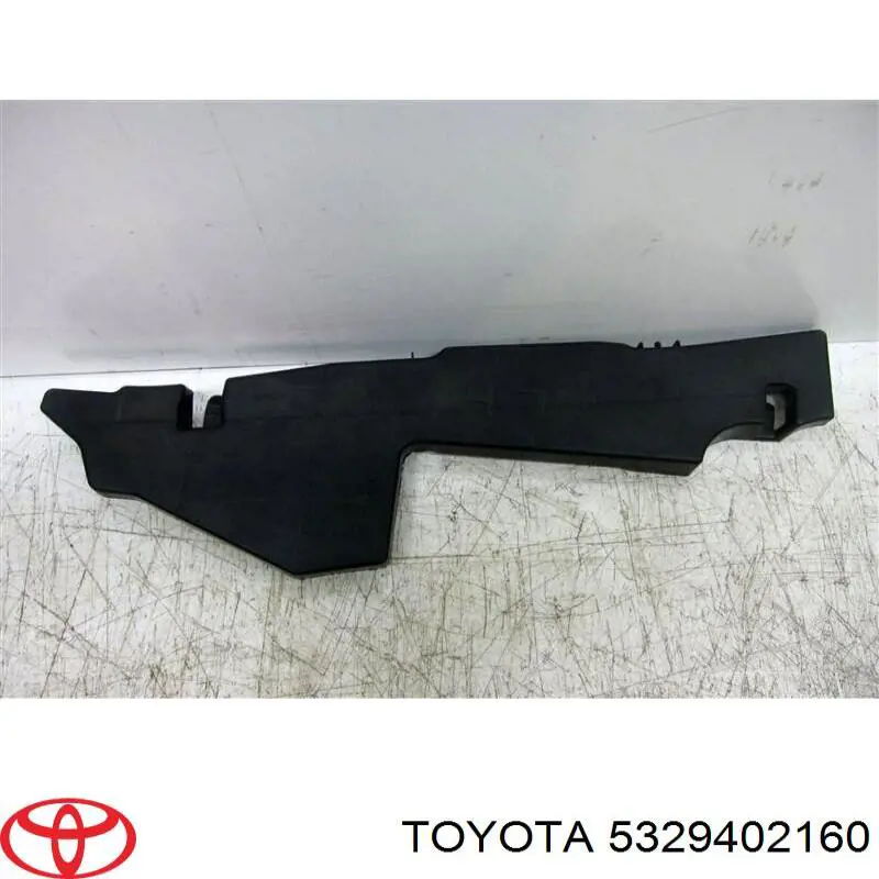 Повітропровід (дефлектор) радіатора, лівий Toyota 5329402160 ціна, від 21.36 USD