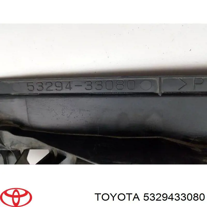 5329433080 Toyota Повітропровід (дефлектор) радіатора, лівий