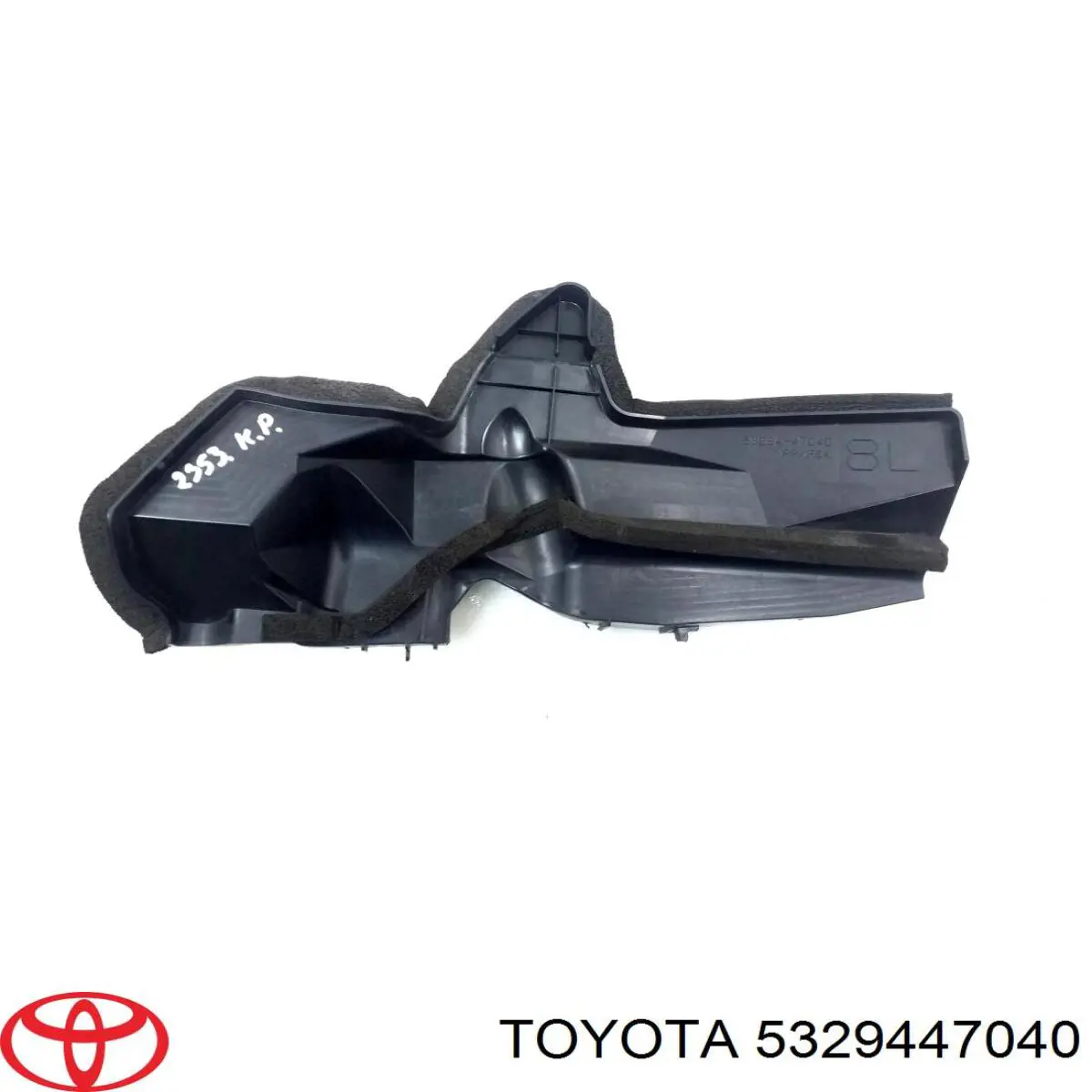 Повітропровід (дефлектор) радіатора, лівий Toyota 5329447040 ціна, від 60.79 USD