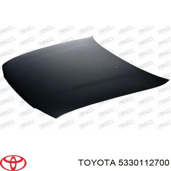 Капот на Toyota Corolla 