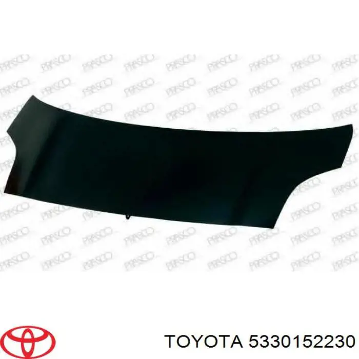 Капот на Toyota Yaris 
