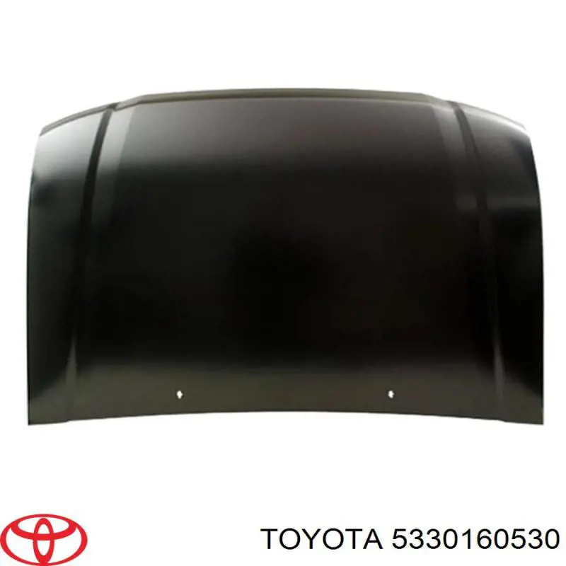 Капот на Toyota Land Cruiser 100 