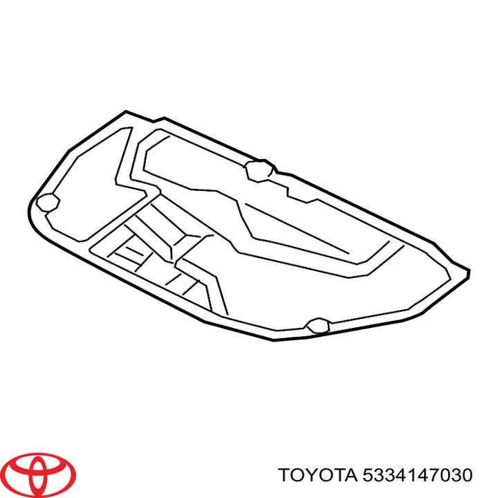 5334147030 Toyota Утеплювач капота
