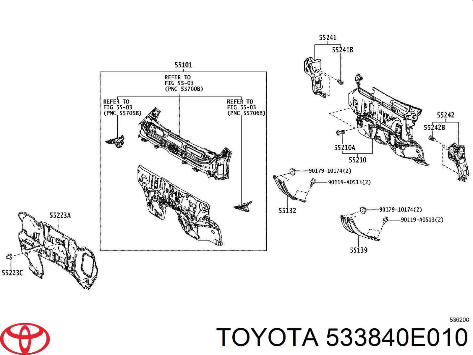  533840E010 Toyota