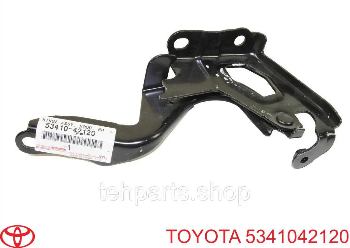 Завіса капота права Toyota 5341042120 ціна, від 25.19 USD