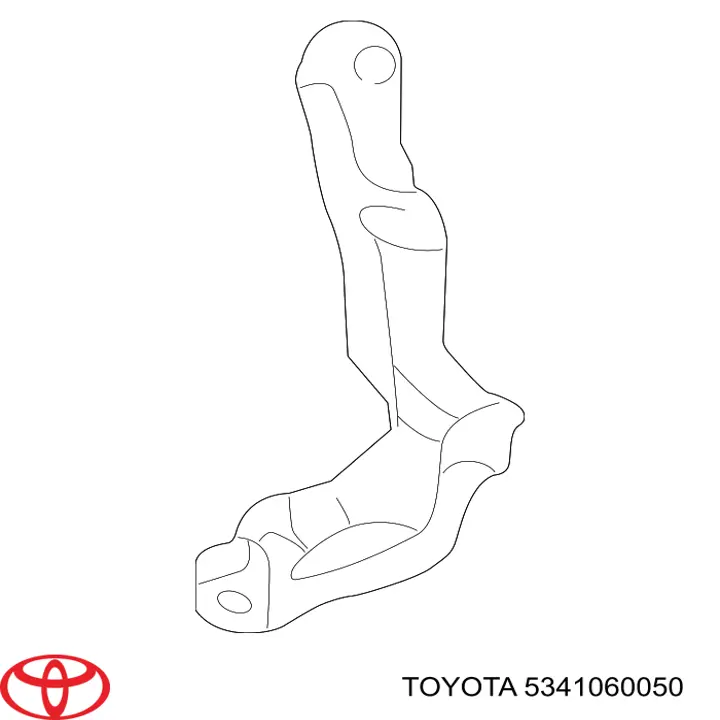 Купити 5341060050 Toyota Шарнір капота правий