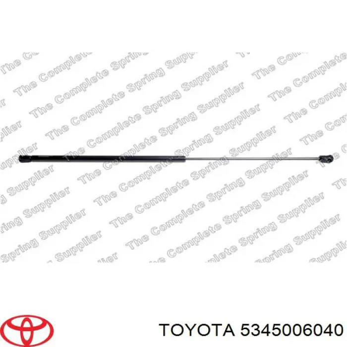 Опора капота ліва Toyota 5345006040 ціна, від 16.02 USD