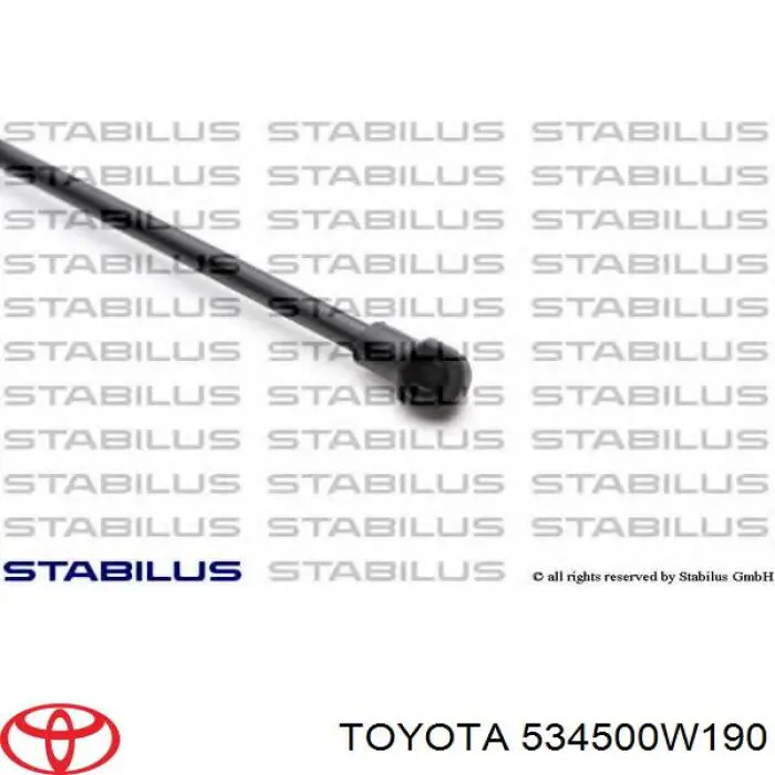  Toyota 534500W190 ціна, від 9.20 USD