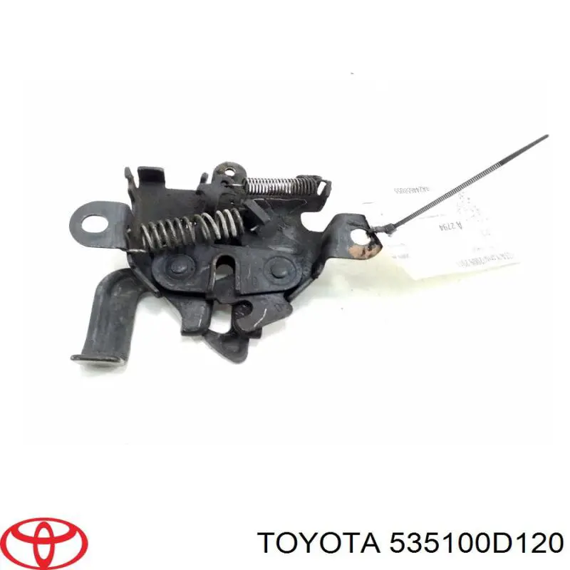 535100D120 Toyota Запор капота (замок і привід замка капота)