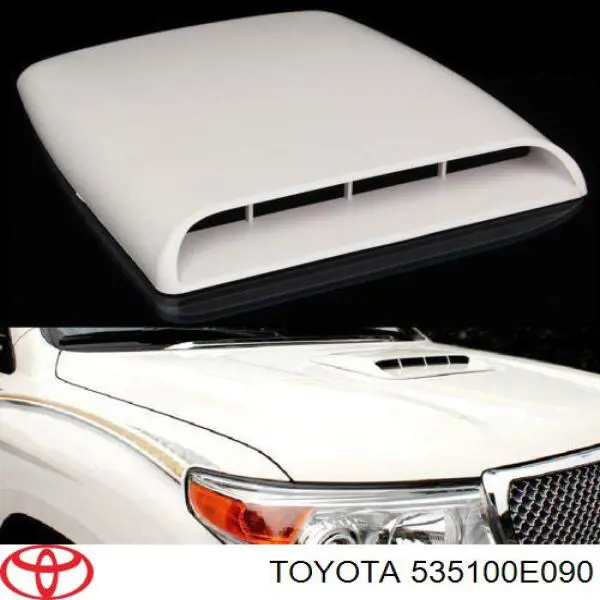 535100E090 Toyota Запор капота (замок і привід замка капота)