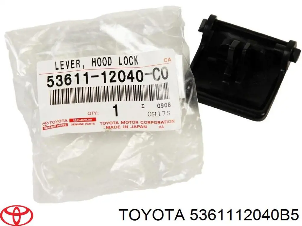 Купити 5361112040B5 Toyota Ручка відкривання капота